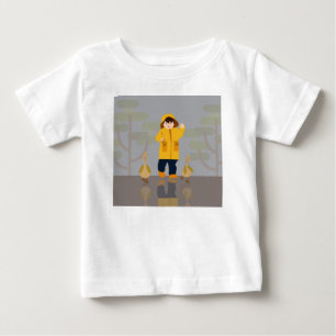 T-shirt Pour Bébé Parfait voyage dans les flaques d'eau