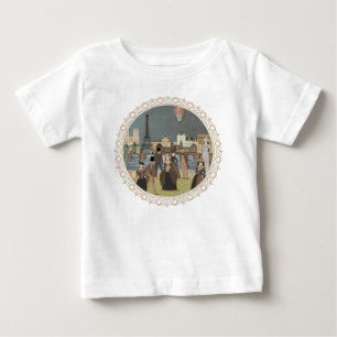 T-shirt Pour Bébé Paris victorien