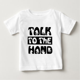 T-shirt Pour Bébé Parler À La Main