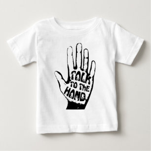 T-shirt Pour Bébé Parler À La Main