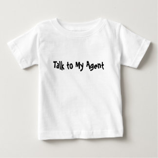 T-shirt Pour Bébé Parler à mon agent