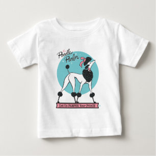 T-shirt Pour Bébé Parlure de caniche