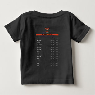T-shirt Pour Bébé Parodie de groupe de Heavy Metal Axolotl Tournée d