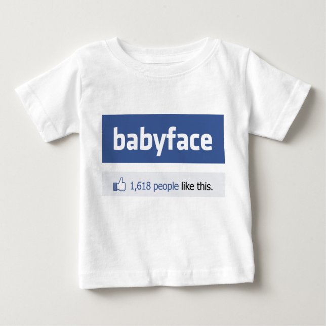 T-shirt Pour Bébé parodie sociale drôle de mise en réseau de (Devant)