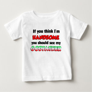 T-shirt Pour Bébé Parrain italien beau