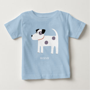 T-shirt Pour Bébé Parson Jack Russell Terrier Dog Personnalisé