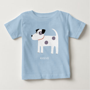 T-shirt Pour Bébé Parson Jack Russell Terrier Dog Personnalisé