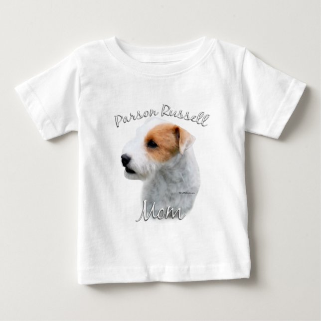 T-shirt Pour Bébé Parson Russell Terrier Maman 2 (Devant)