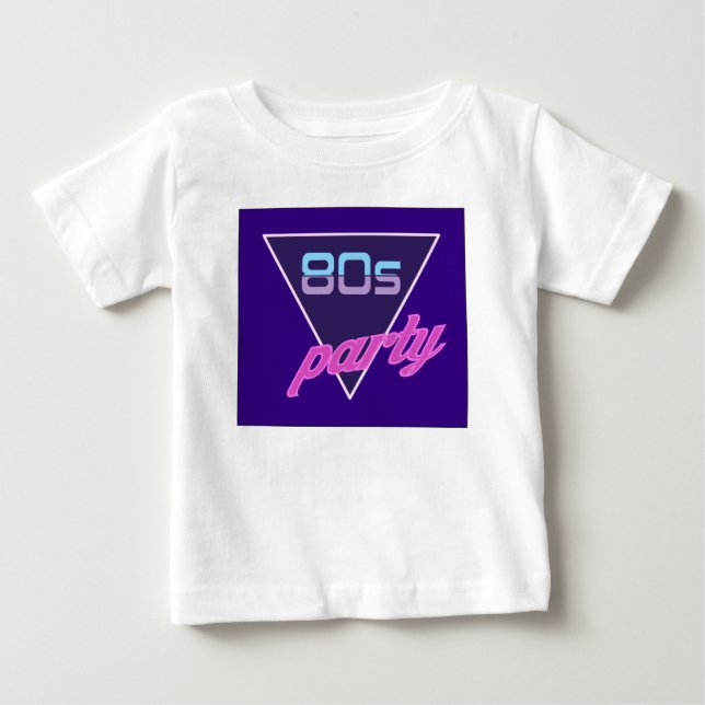 T-shirt Pour Bébé Parti des années 80 (Devant)