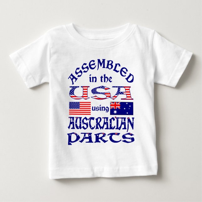 T-shirt Pour Bébé Parties australiennes (Devant)
