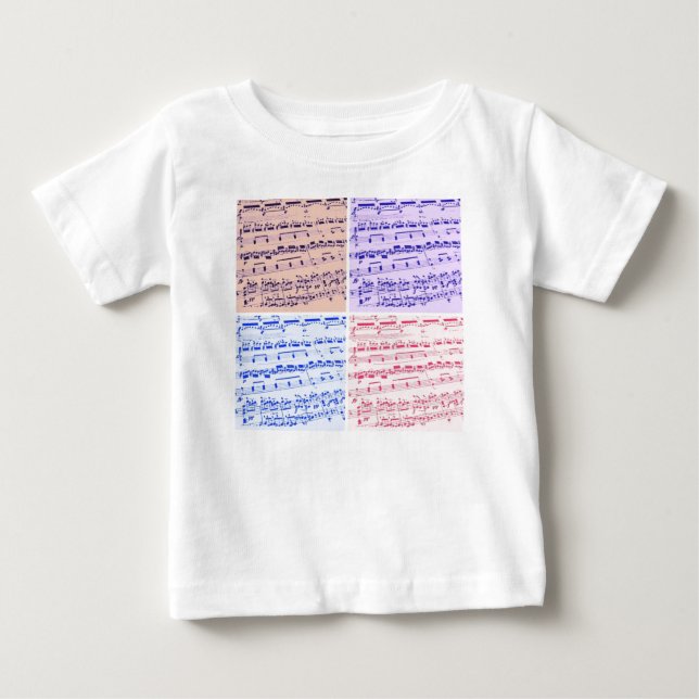 T-shirt Pour Bébé Partition/Glee Club (Devant)