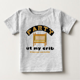 T-shirt Pour Bébé Party à ma huche, BYOB, drôle, bébé, chemise