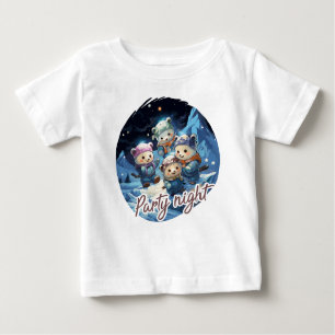 T-shirt Pour Bébé Party night