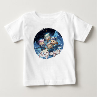 T-shirt Pour Bébé Party night