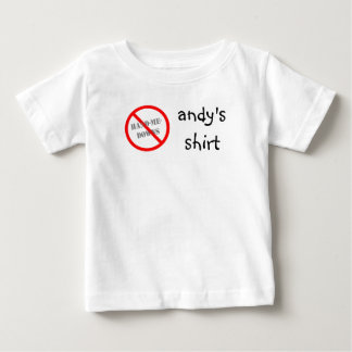 T-shirt Pour Bébé Pas de chute de main