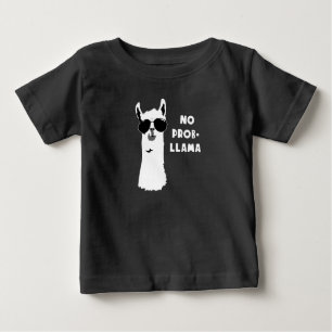 T-shirt Pour Bébé Pas de Prob-Llama