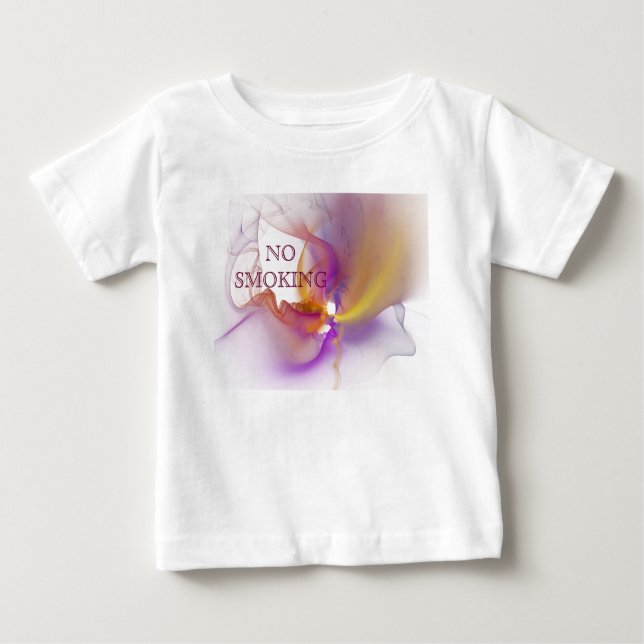 T-shirt Pour Bébé Pas de tabac (Devant)