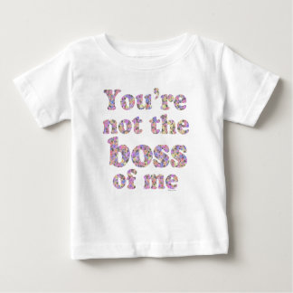 T-shirt Pour Bébé Pas le patron de moi (édition girly)