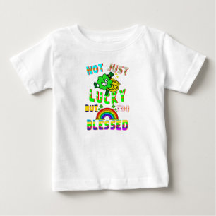 T-shirt Pour Bébé Pas Seulement Lucky, Mais Trop Béni