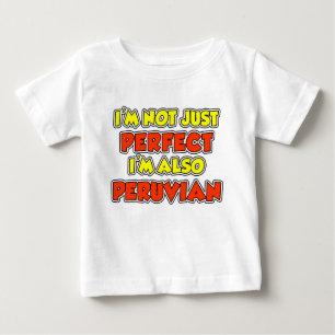 T-shirt Pour Bébé Pas seulement parfait Péruvien