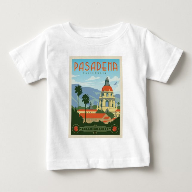 T-shirt Pour Bébé Pasadena, CA (Devant)