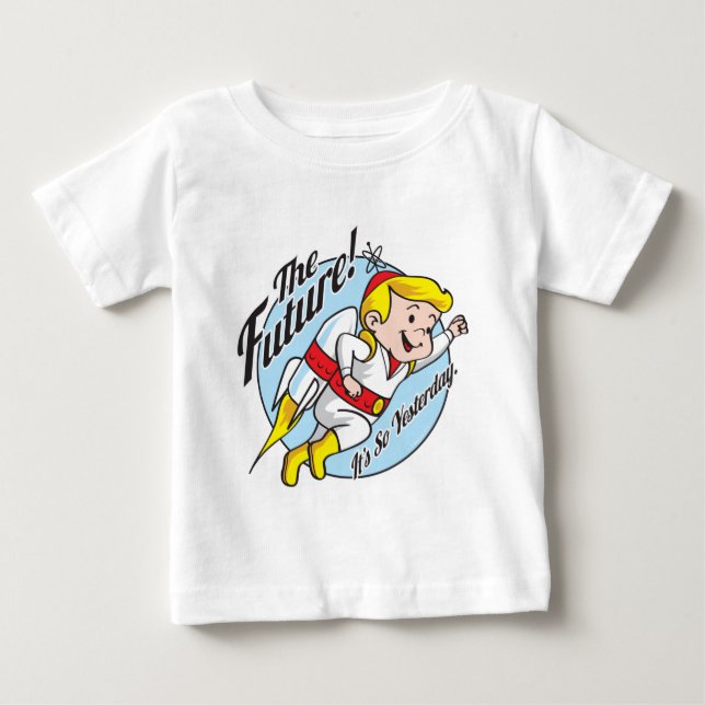 T-shirt Pour Bébé Passé futur (Devant)