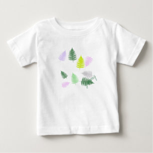 T-shirt Pour Bébé Pastel Colors Lucky Fern