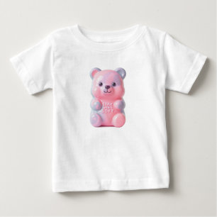 T-shirt Pour Bébé Pastel Kawaii Art de Bonbons 3D
