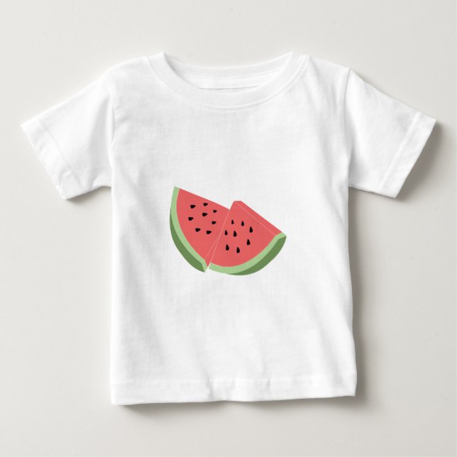 T-shirt Pour Bébé Pastèque (Devant)