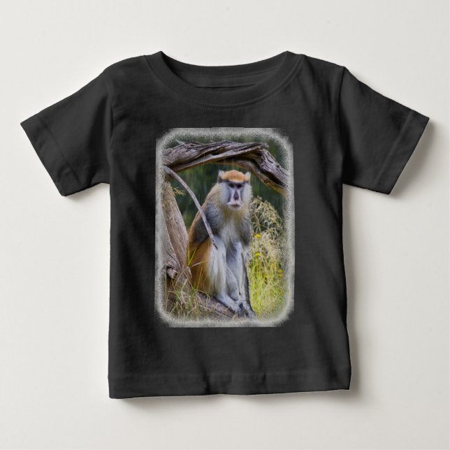 T-shirt Pour Bébé Patas Monkey (Devant)