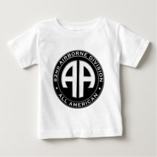 T-shirt Pour Bébé Patch Décontracté de la 82e division aéroportée