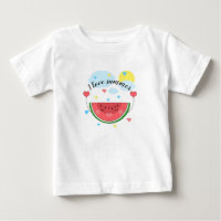 Pâte de pastèque, texte, "J'aime l'été"