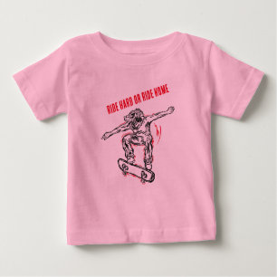 T-shirt Pour Bébé Patinage en vol - Planche à roulettes
