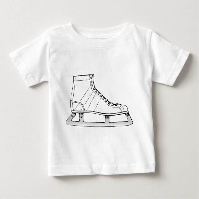 T-shirt Pour Bébé Patinage sur glace Patinage artistique (Devant)