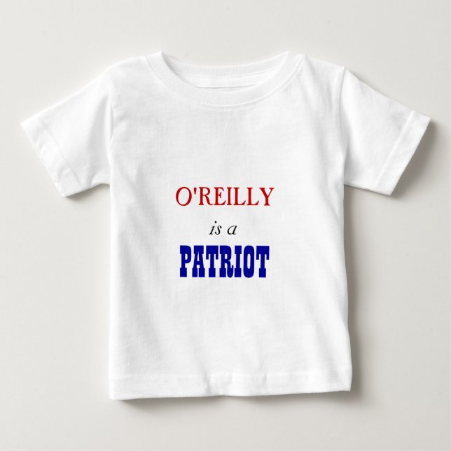 T-shirt Pour Bébé Patriote de Bill O'Reilly (Devant)