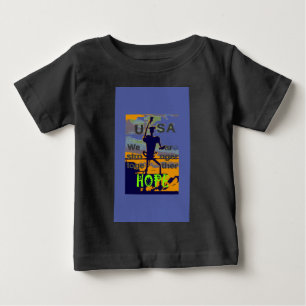 T-shirt Pour Bébé Patriotique USA Hope Graphisme