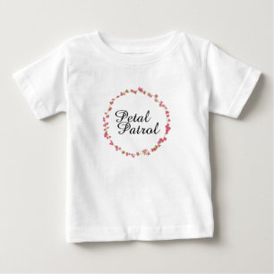 T-shirt Pour Bébé Patrouille foetale pour les filles de fleurs