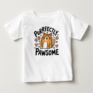 T-shirt Pour Bébé Pawsome