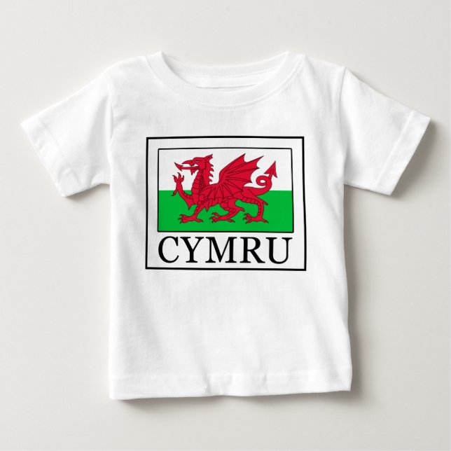 T-shirt Pour Bébé Pays de Galles (Devant)