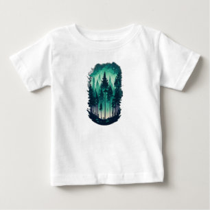 T-shirt Pour Bébé Paysage de la pinède