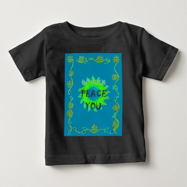 T-shirt Pour Bébé Peace Be with You Art Print (Devant)