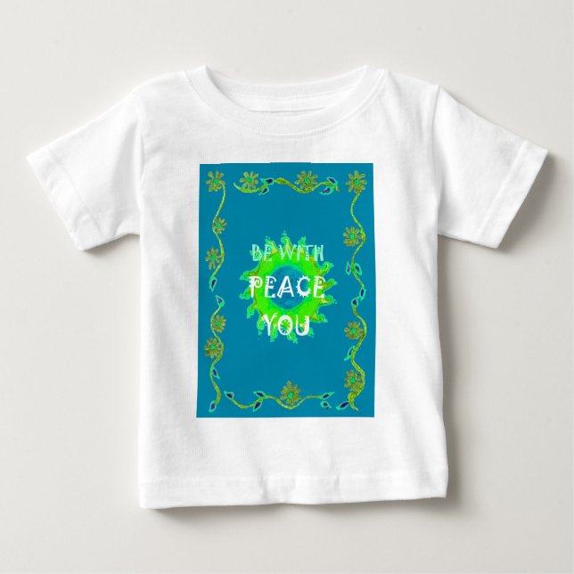 T-shirt Pour Bébé Peace Be with You Art Print (Devant)