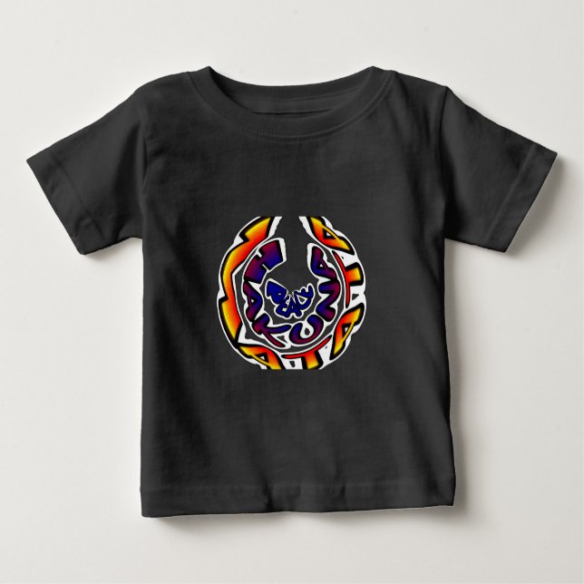 T-shirt Pour Bébé "Peace Hakuna Matata" (Devant)