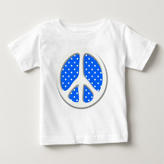 T-shirt Pour Bébé Peace Sign Party (Devant)