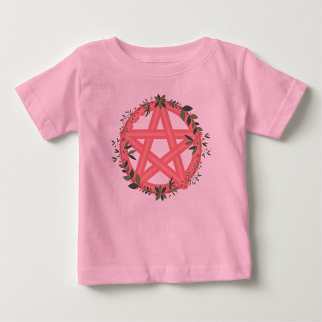 T-shirt Pour Bébé Peachy Pentacle (Devant)
