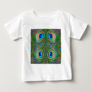 T-shirt Pour Bébé Peacock Feathers
