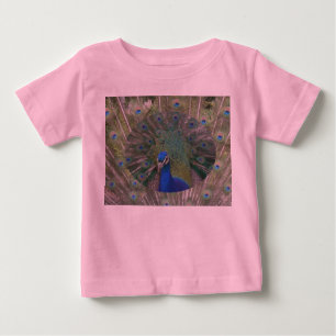 T-shirt Pour Bébé Peacock Ruffle Bird Tee