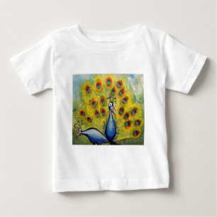 T-shirt Pour Bébé Peacocks