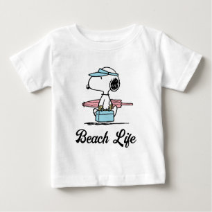 T-shirt Pour Bébé PEANUTS   Beach Bum Snoopy