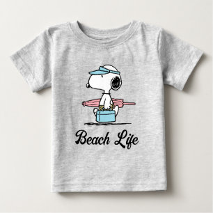 T-shirt Pour Bébé PEANUTS   Beach Bum Snoopy